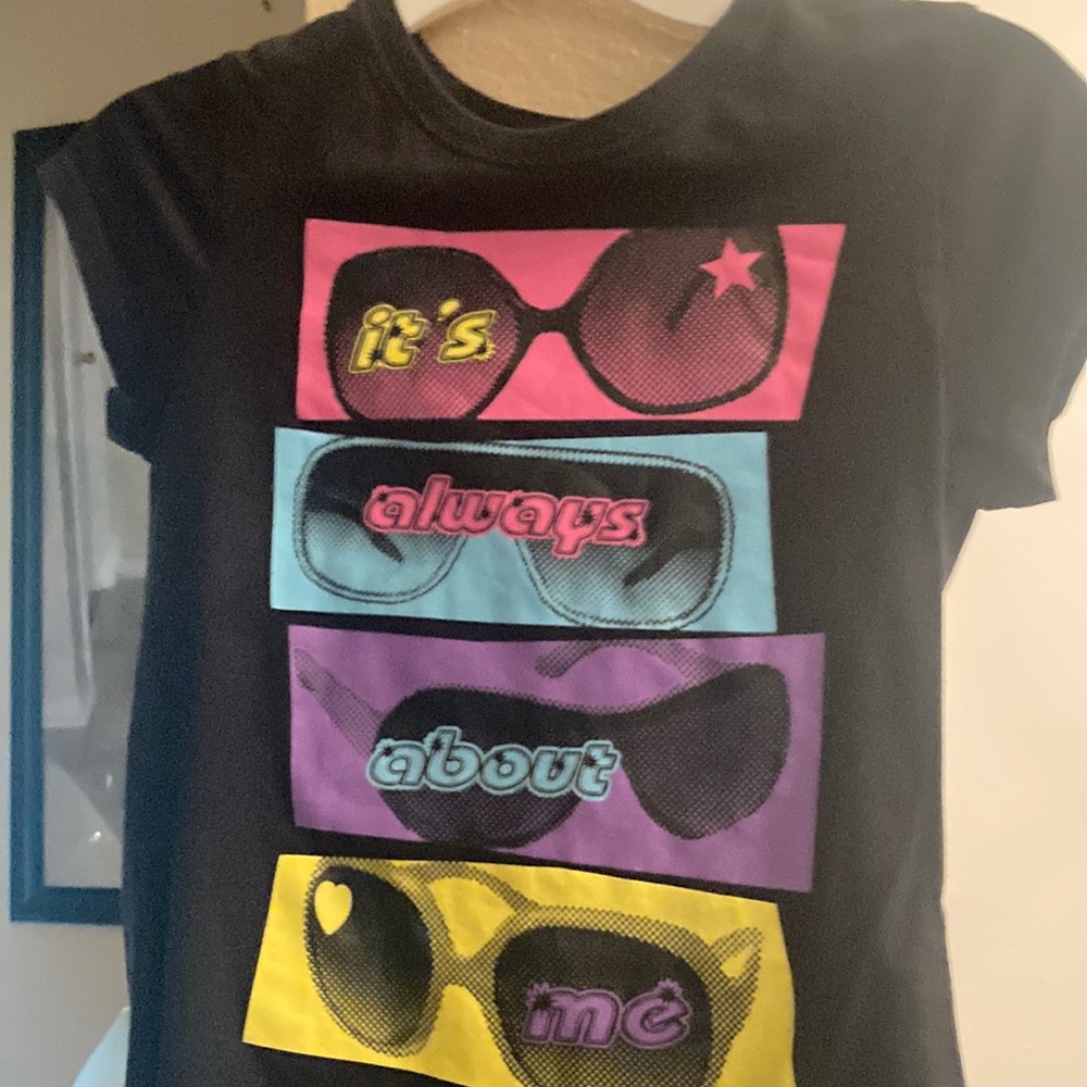 Black Graphic Print T-Shirt